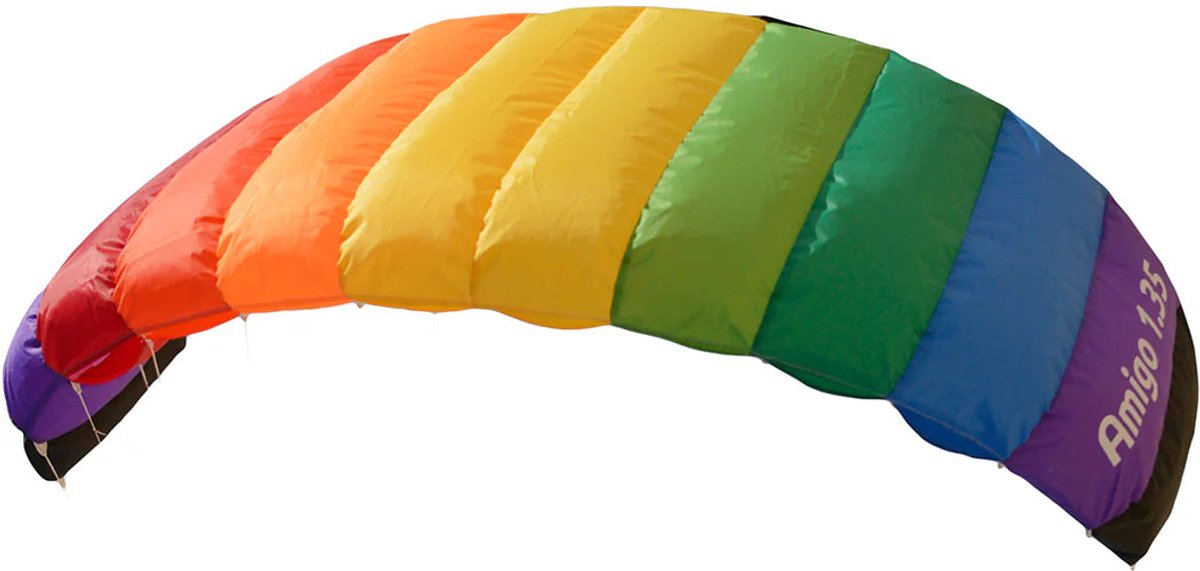 Matrasvlieger Spiderkites Amigo 2.05 Rainbow 10028 Regenboog 205 x 69 cm