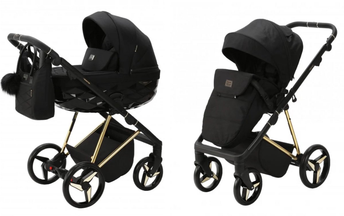Adamex Quantum - Kinderwagen - Black