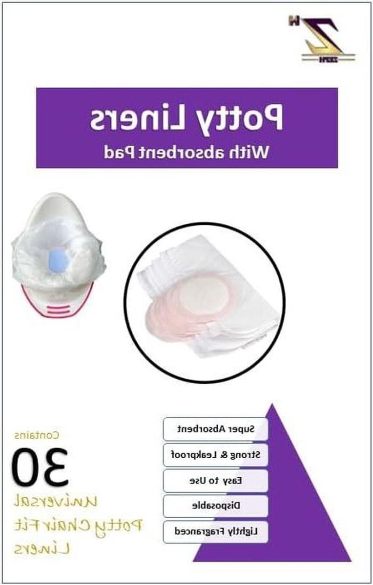 Zindelijkheidstrainingskit - Potty Training - Leren Potje - Met Stickers - 30 Liners - Multicolor