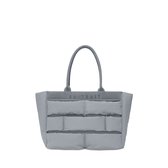 SUITSUIT Schoudertas dames - Handtas dames - Laptopvak - Dames tas - Tas met rits - Dames shopper tas - Fusion - Grijs