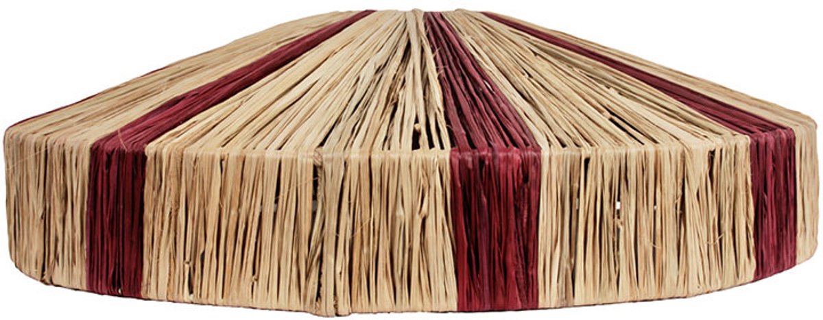 Lampenkap Raffia Sunny Paars L