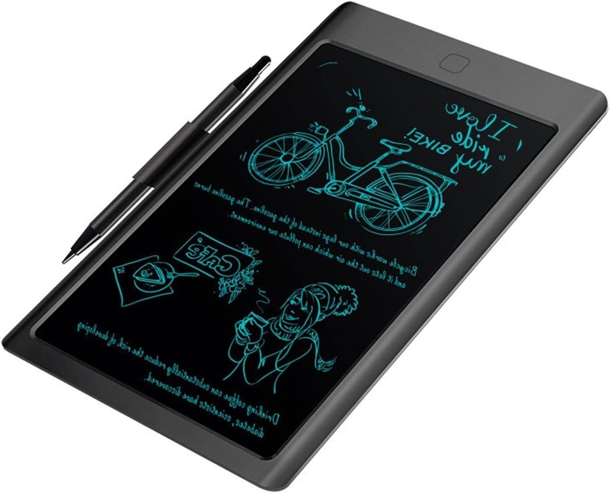 LCD Schrijf Tablet - Digitaal Kladblok - Tekenen en Notities - Drukgevoelig Scherm - 8.6 Inch - Zwart