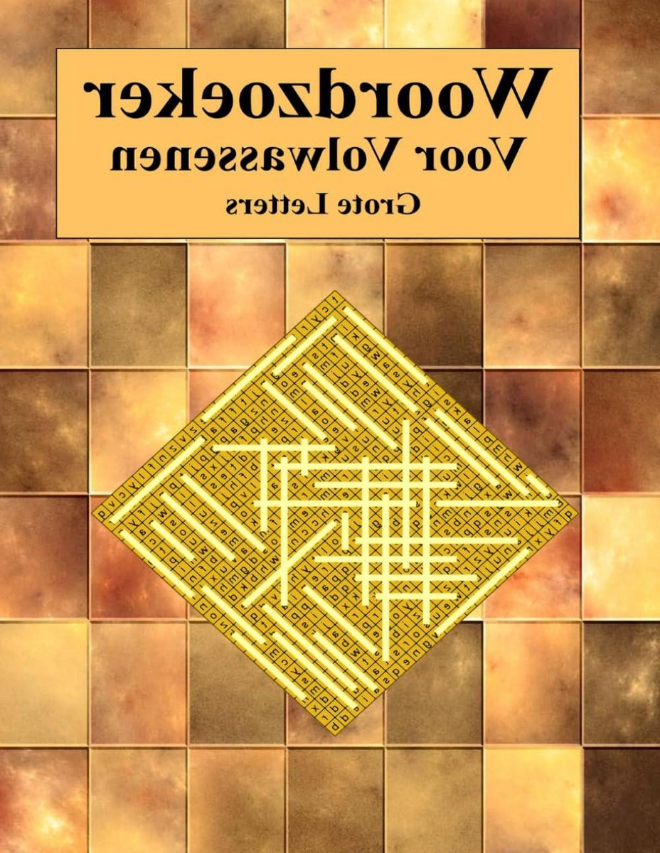 Woordzoeker Volwassenen - Grote Letters - Ontspanning Puzzelen - Duidelijk Leesbaar - 117 Pagina's - Niet Van Toepassing