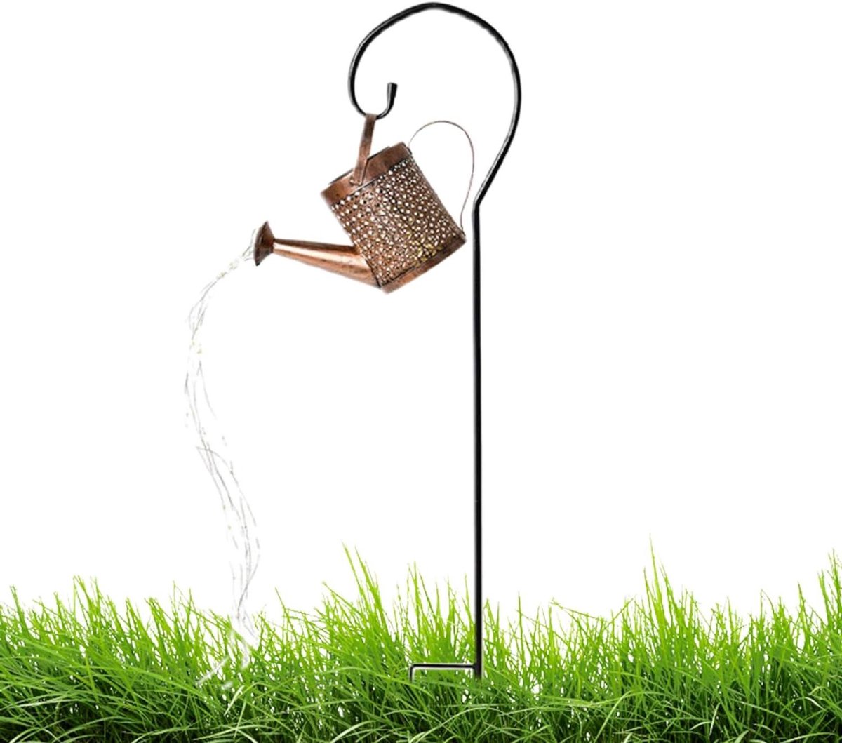 Tuinlantaarn Gieter - Decoratieve Lamp - Buitenverlichting Tuin - Zonne-energie Werking - 