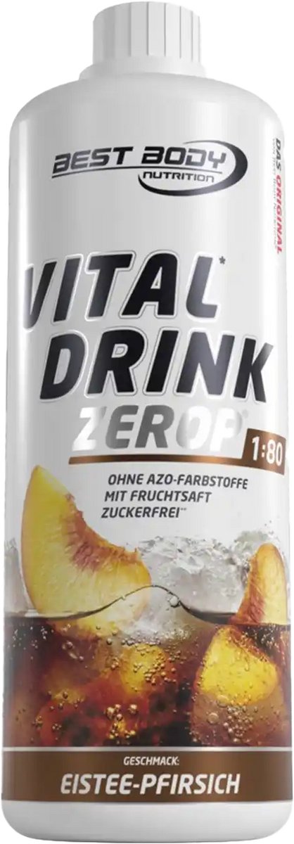 Bol.com Low Carb Vital Drink - 1000 ml - Ice Tea Peach aanbieding