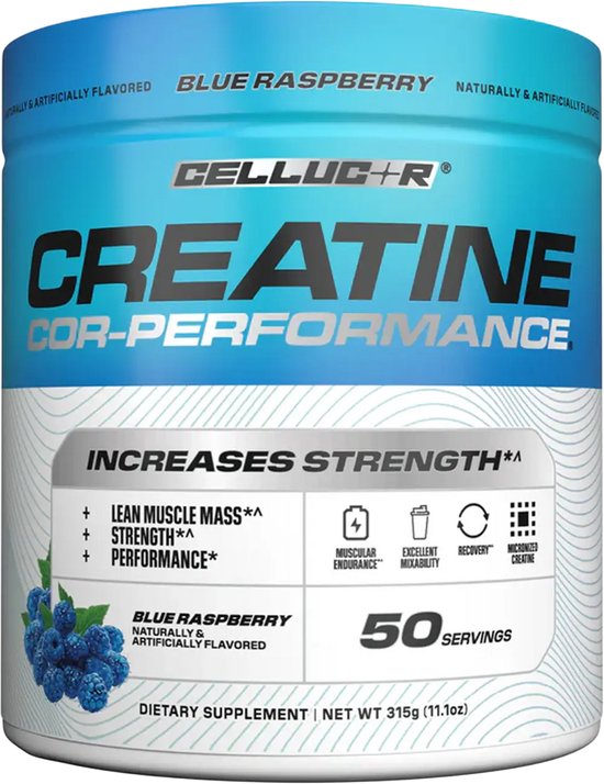 Cellucor Cor-Performance Creatine flavoured (203g) Icy Blue Raspberry ...