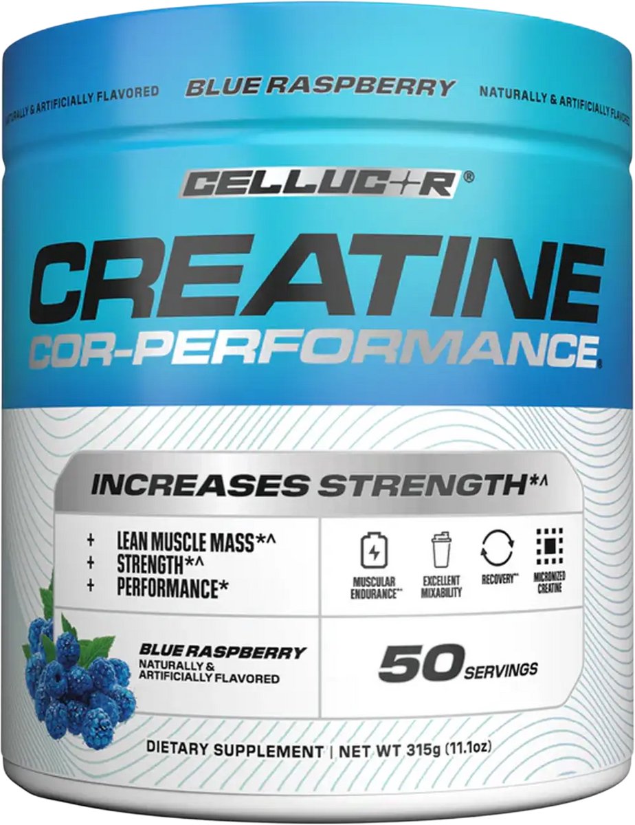 Cellucor Cor-Performance Creatine flavoured (203g) Icy Blue Raspberry - Creatine - Creatine Monohydraat