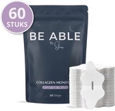 Be Able Collageen Mondtape – 60 Stuks – Mond Tape voor de Gevoelige Huid en Droge Lippen – Huidvriendelijk – Anti Snurk Mondpleisters – Mouth Tape – Beter Slapen
