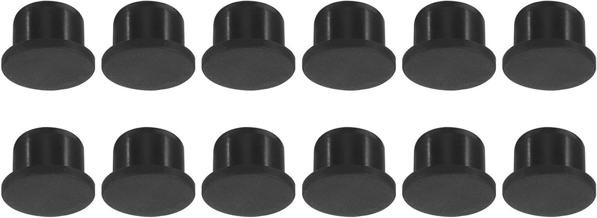Siliconen Rubber Stopper 14mm - Zachte Flexibele Plug voor 13-14mm Gaten - Set van 12 Stuks, Ideaal voor Diverse Toepassingen