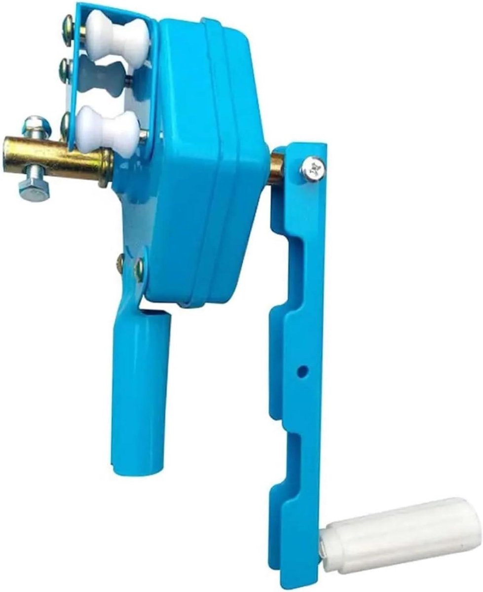 Kas Lier - Handmatig Apparaat - Zijwandfolie Oprollen - Handmatige Bediening - 3x2x1 cm - Metaal