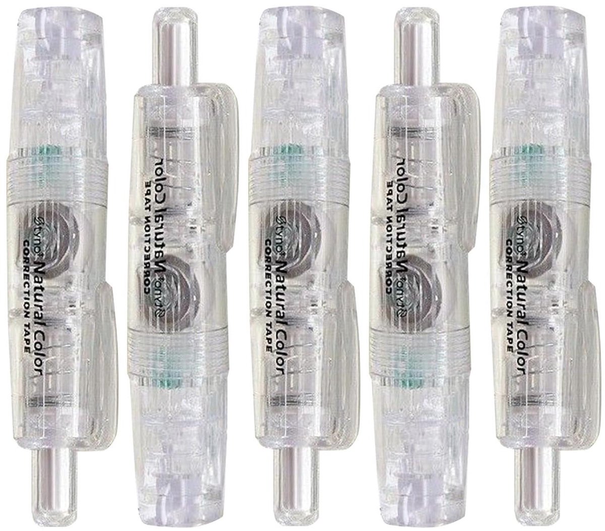 Dubbelzijdige Lijmroller - Lijm Applicator Tape Pen - Papier Knutselen - Verstoppingvrije Lijm - 5 Stuks - Transparant