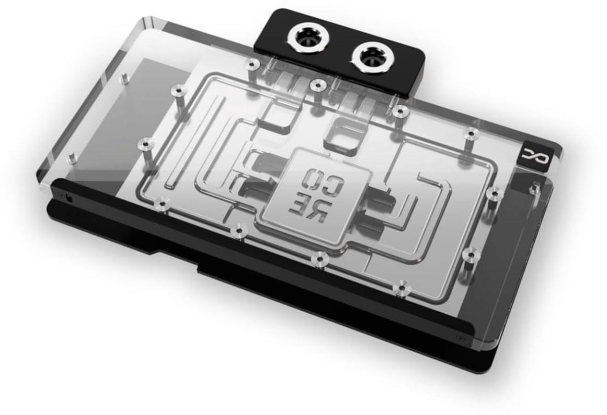 GPU Waterkoeling - Grafische kaart koeler - PC componenten koelen - Met achterplaat - 22 cm lengte - Acryl