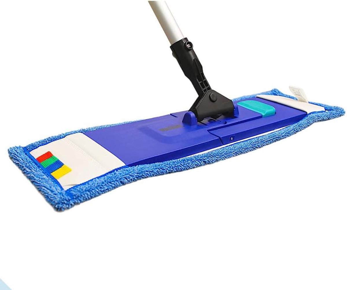 Moppen Set - Dweil Set - Vloeren Schoonmaken - Telescopisch Handvat - 50 cm - Grijs