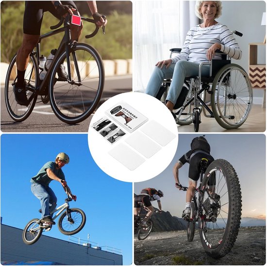 Fiets Banden Reparatie - Lekke Band Herstel - Onderweg Repareren - Snelle Peel-and-Stick - Compact Formaat - Universeel van fiets — afbeelding 5