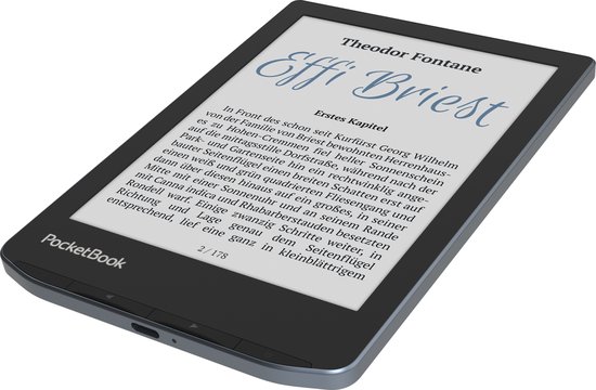 PocketBook Verse Pro Color e-reader Stormy Sea – 6 inch – 16 GB – waterdicht + Transparant Paars hoesje – voordeelbundel — afbeelding 2