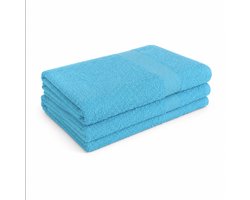 3x Luxe Badlakens 70x140 cm turquoise – 500 gsm - Zacht & Sneldrogend – Set van 3 Handdoeken