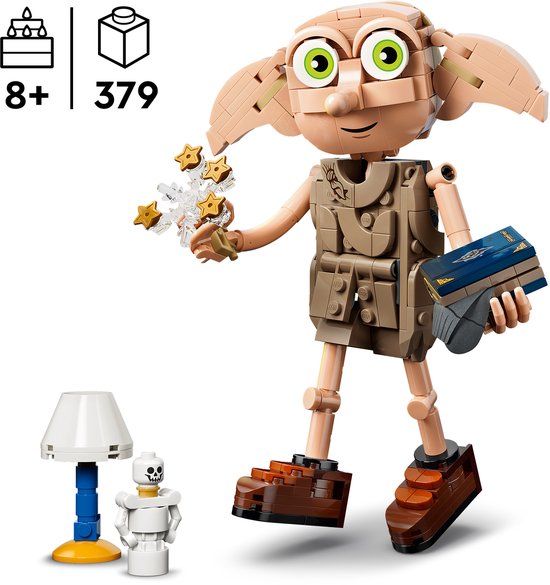 LEGO Harry Potter Dobby de Vrije Elf Bouwbaar Tovenaarswereld Speelgoed voor Kinderen 76469