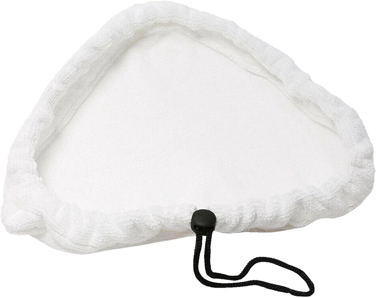 Stoomdweilhoezen - Wasbare pads - Vloeren reinigen - Hoogwaardige microvezel - 28 x 21 cm - Wit