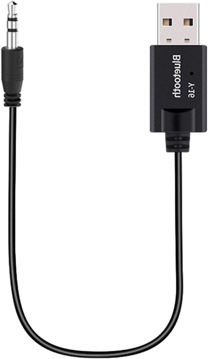 USB Audio Adapter - USB naar Jack - Muziek Streamen - Plug and Play - 1 cm - Zwart