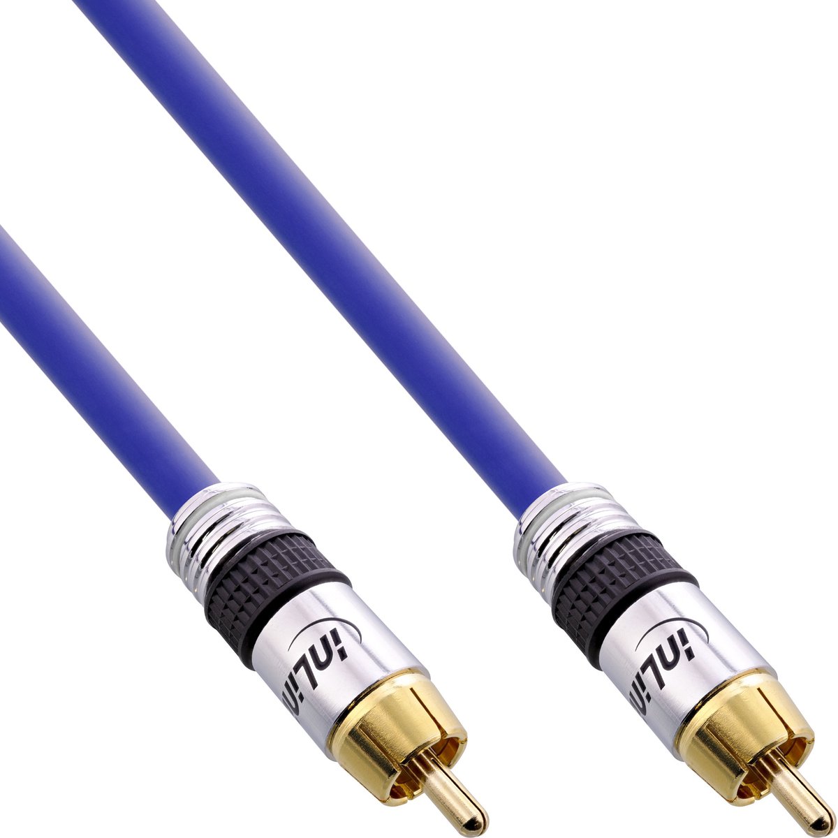 InLine® Tulp audiokabel, Premium, vergulde contacten, 1x Tulp M/M, 2m