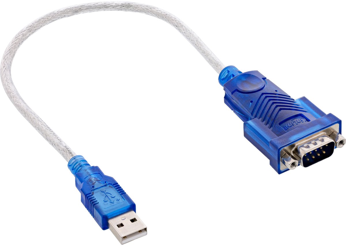 InLine® USB-naar-serieel-adapterkabel, male A naar 9-pin Sub D-male