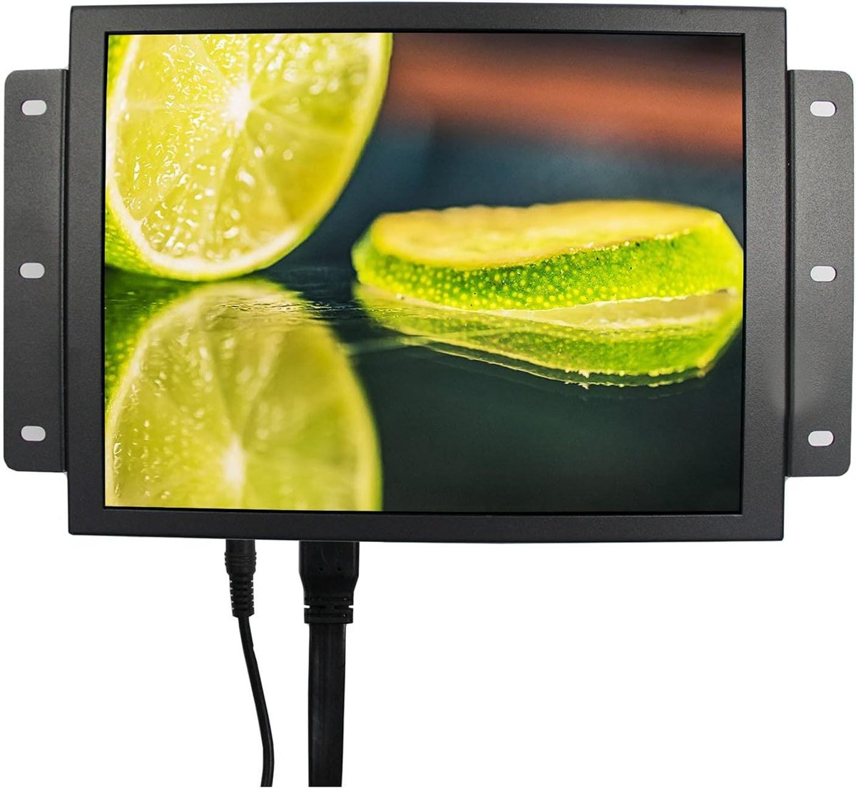 LCD Monitor - TFT Scherm - Industriële Behuizing - Dubbele Luidspreker - 10.4 Inch - Zwart