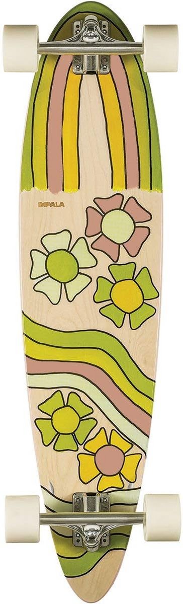Longboard voor Volwassenen Uniseks Bloemenprint