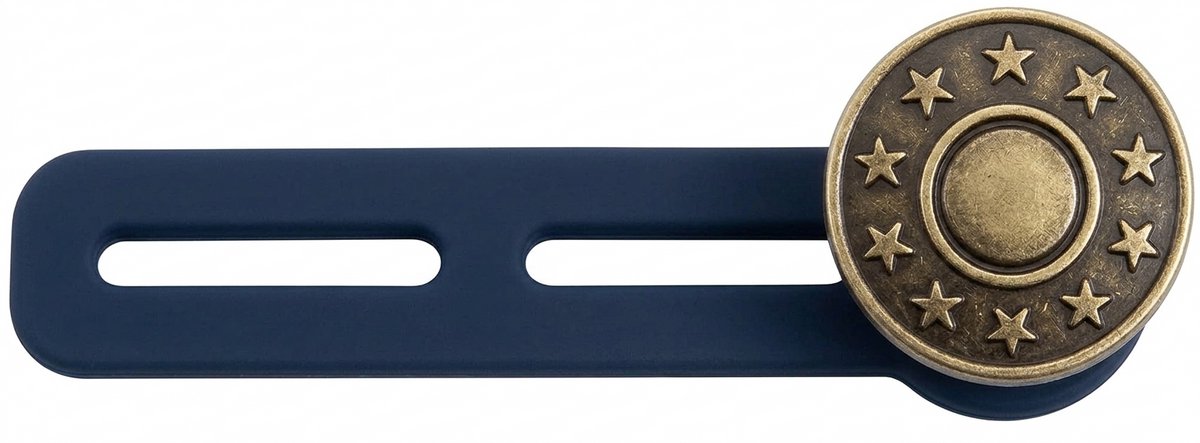 Knoopsgat Verlenger 3 Stuks Brons - Broekverbreder - Jeans Broek Verbreder - Broekverbredende Knoop - Zwanger Buikband - Zwangerschapsbroek Verbreder - Knoopsgaten Elastiek - IXEN