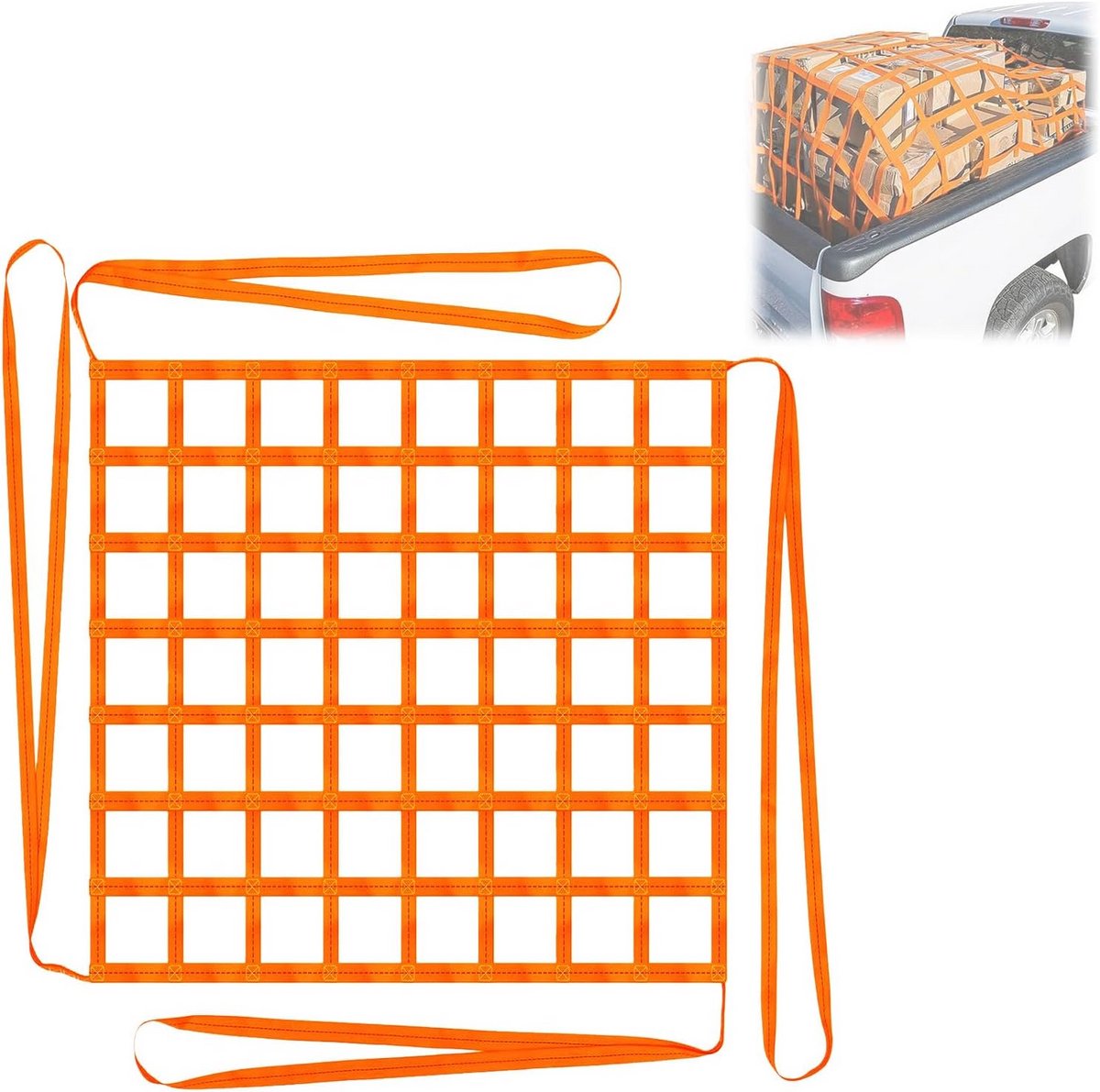 Hangend Tilnet 1x1m Polyester Ladingnet 300kg Zwaar Werk