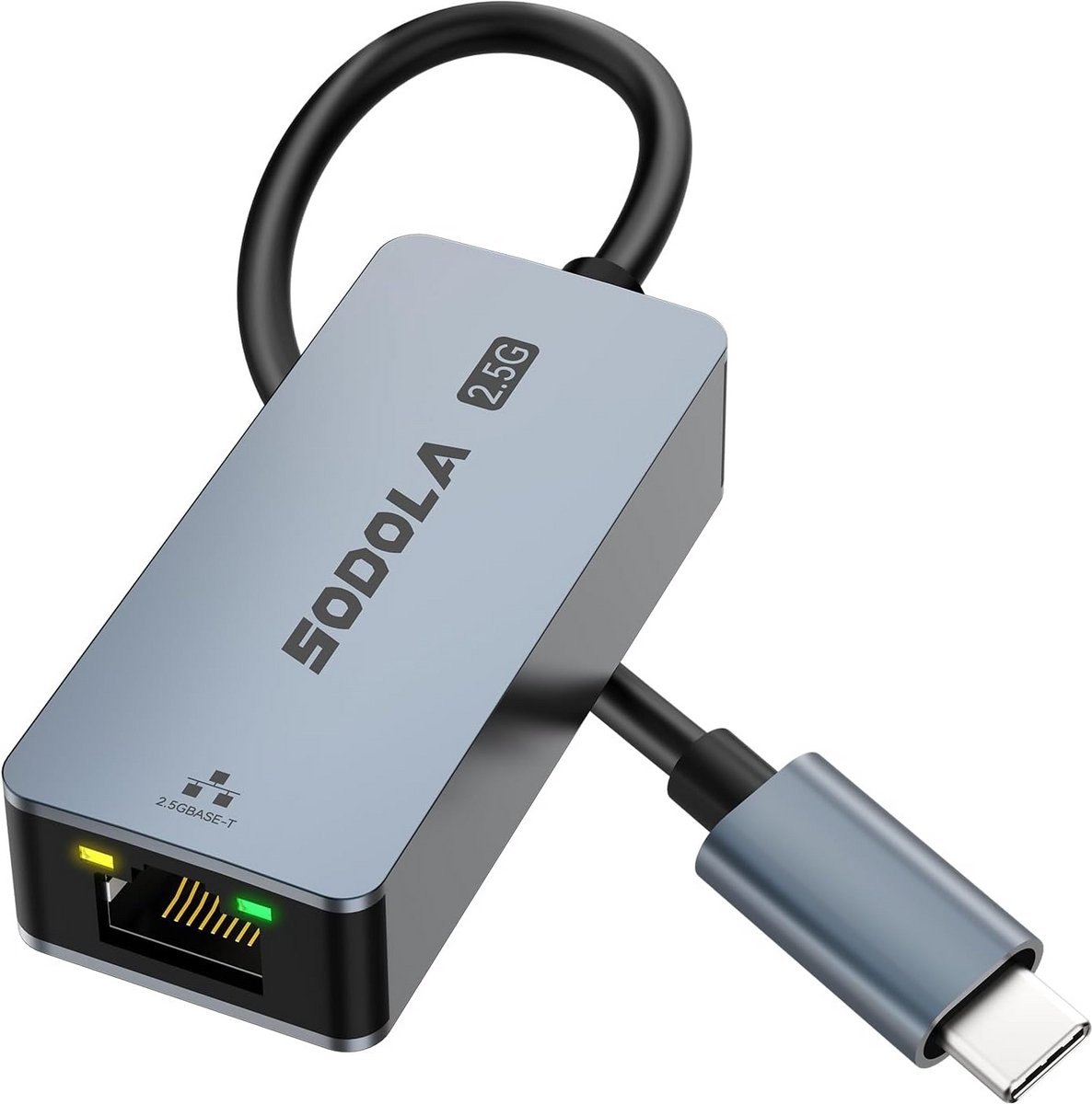 USB-C naar 2.5 Gigabit Ethernet Netwerkadapter