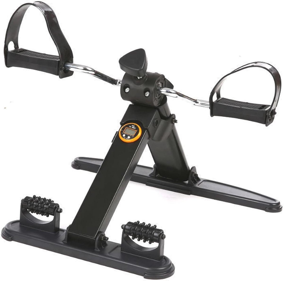 Mini Hometrainer - Binnenfiets Fitnessfiets - Thuis Trainen - Verstelbare Weerstand - 36x50cm - One Color