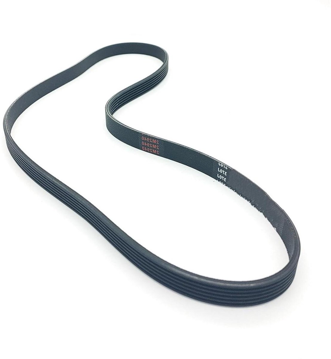 Distributieriem - Aandrijfriem Loopband - Fitness Apparatuur - 6 Ribben Rubber - PJ940/370J - Zwart
