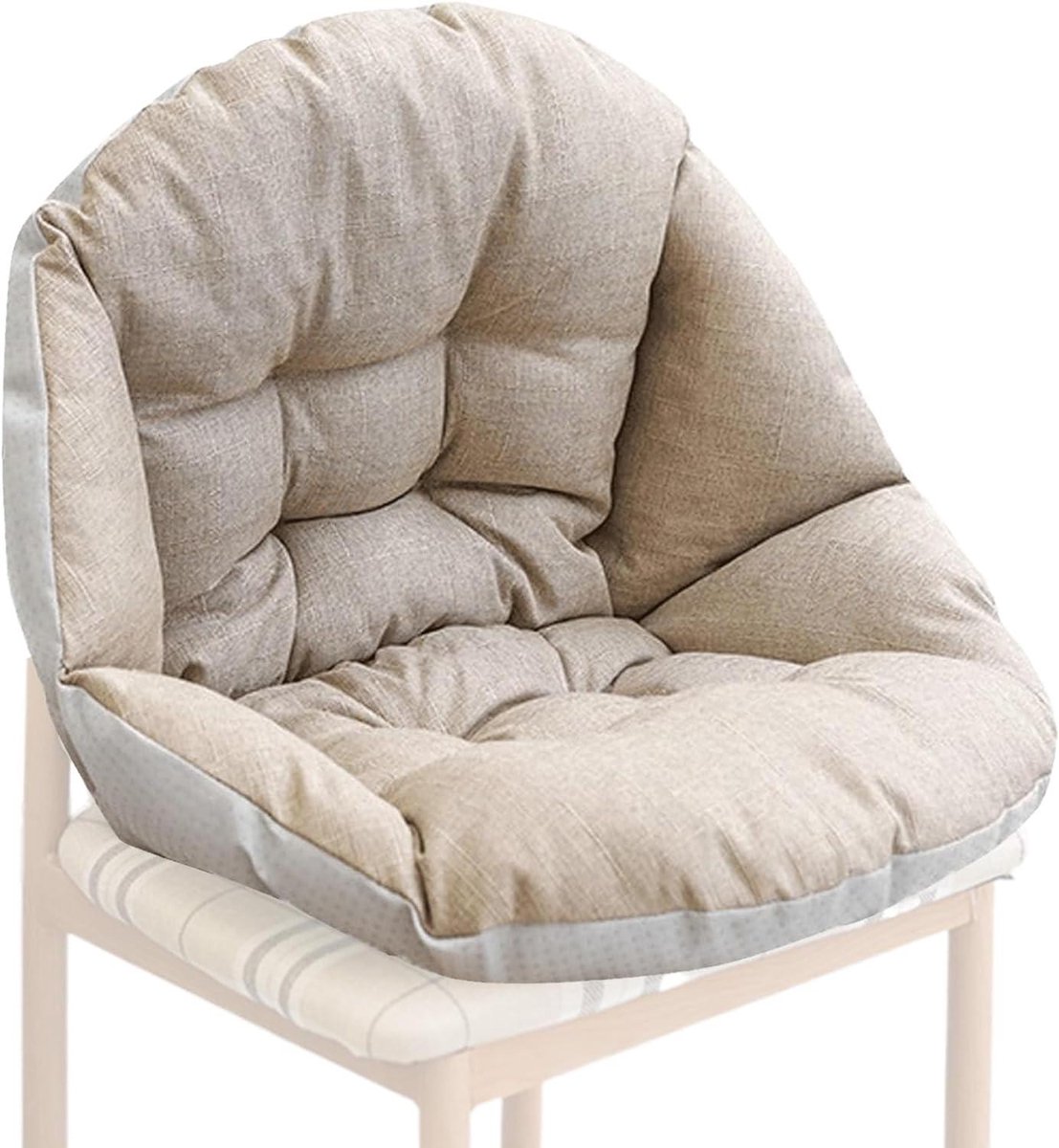 Egg Chair Kussen - Stoelkussen Buiten - Comfortabel Zitten - Antislip Bevestiging - 45x45