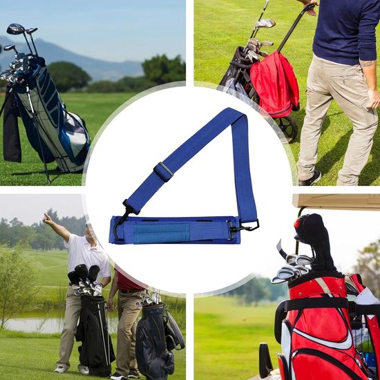 Golfclub Draagtas - Golf Sleeve Reistas - Golf Wandelen - Geïntegreerd Standaardsysteem - Lichtgewicht Ontwerp - Blauw — afbeelding 3
