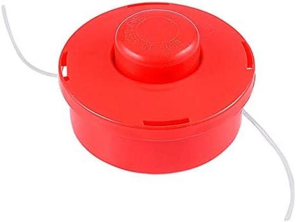 Draadspoel Dubbele Kop - Maaiaccessoire Grastrimmer - Gazon Onderhoud - Automatische Draadinvoer - 20 cm - Rood