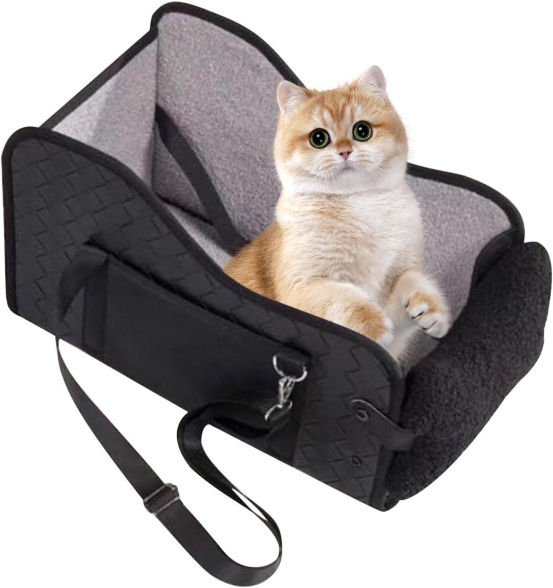 Honden Autostoel - Reisbed - Veilig Reizen - Opvouwbaar Draagbaar - Tot 6.4 Kg - Enkel kenmerk