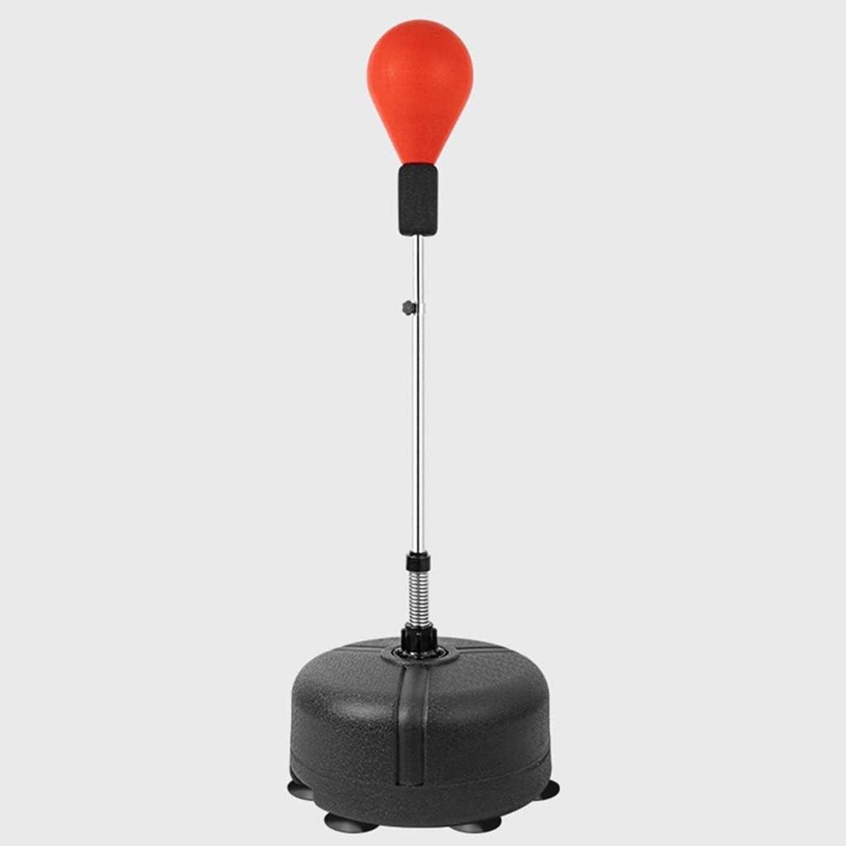 Boksbal Set - Vrijstaande Bal - Training en Fitness - Verstelbare Hoogte - 125-150 cm - Rood