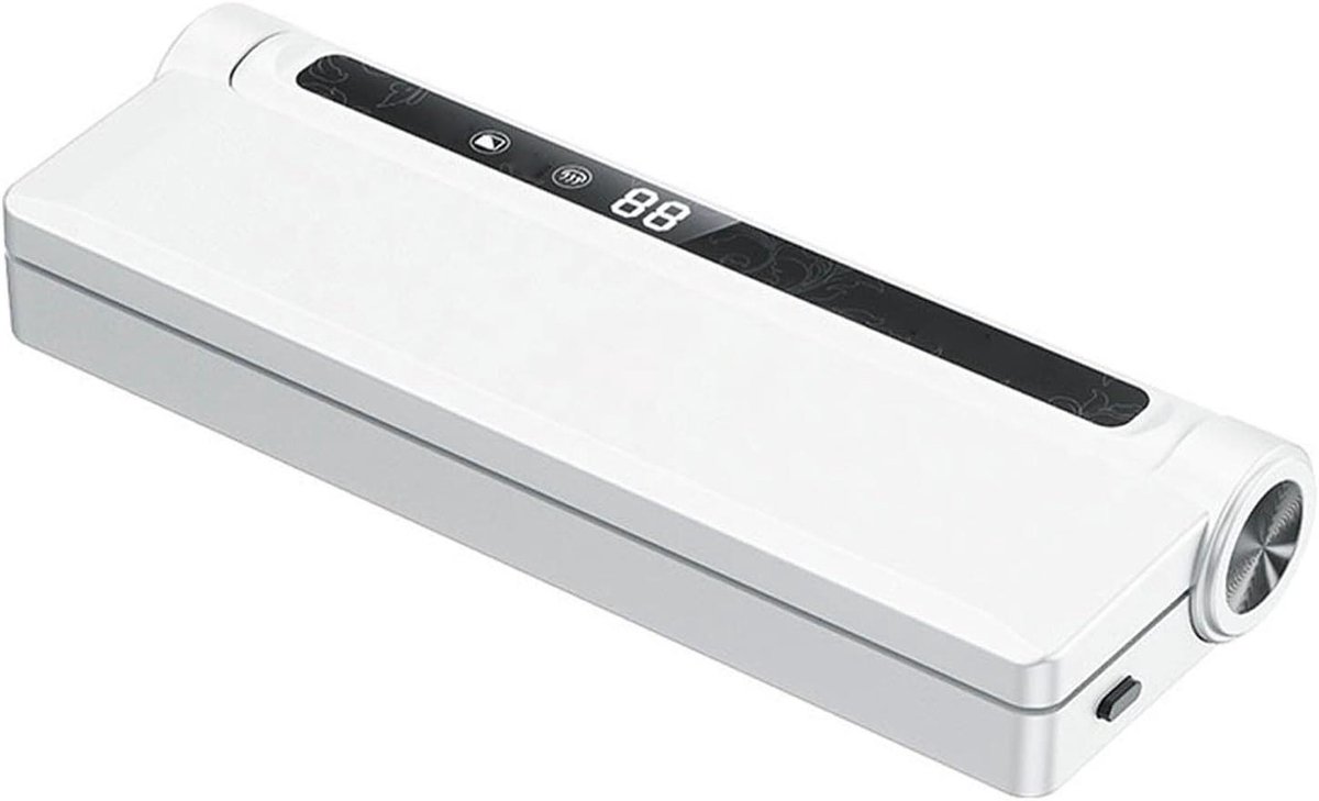 Vacuümmachine - Voedselverzegelaar - Voedsel Conserveren - Dubbele Modi - 8.26 Inch - Zwart