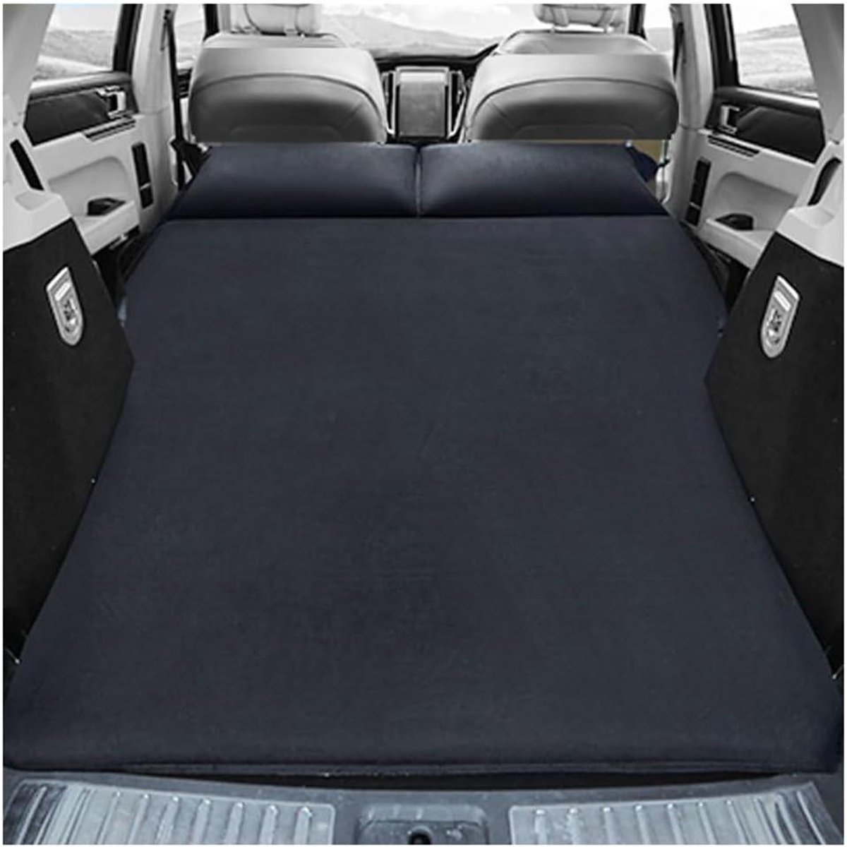 Opblaasbaar Matras - Luchtbed Kofferbak - Comfortabel Reizen - Automatisch Opblazen - 2 kg - Zwart