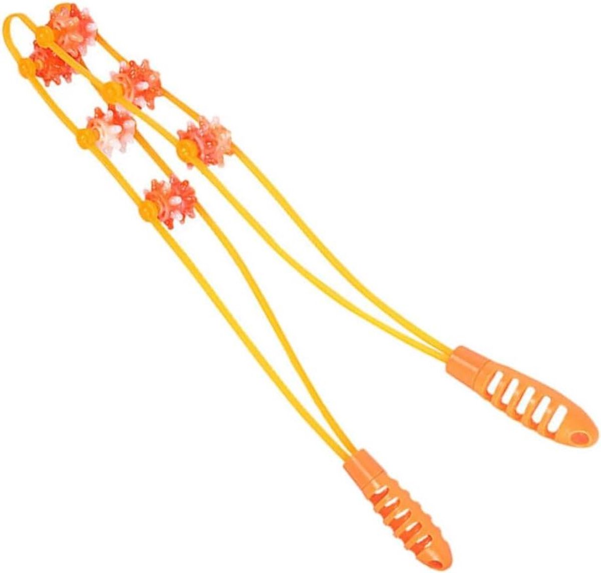 Spierroller Stok - Lichaamsmassager - Spierontspanning - Ergonomische Handgreep - 95.5 cm - Oranje