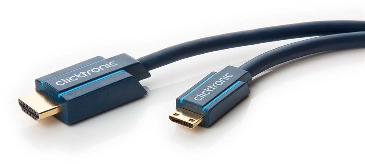 Clicktronic Mini-HDMI™ adapterkabel met ethernet