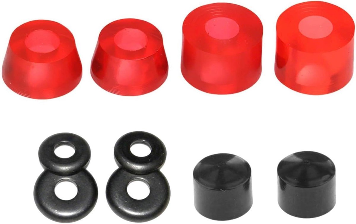 Skateboard Bussen Set Truck Onderdelen Verbeterde Controle Duurzame Hardwarekit 5-inch Statieven Transparant