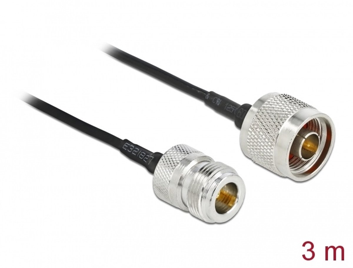 Antennekabel N -plug naar N Jack LMR/CFD100 3 M laag verlies