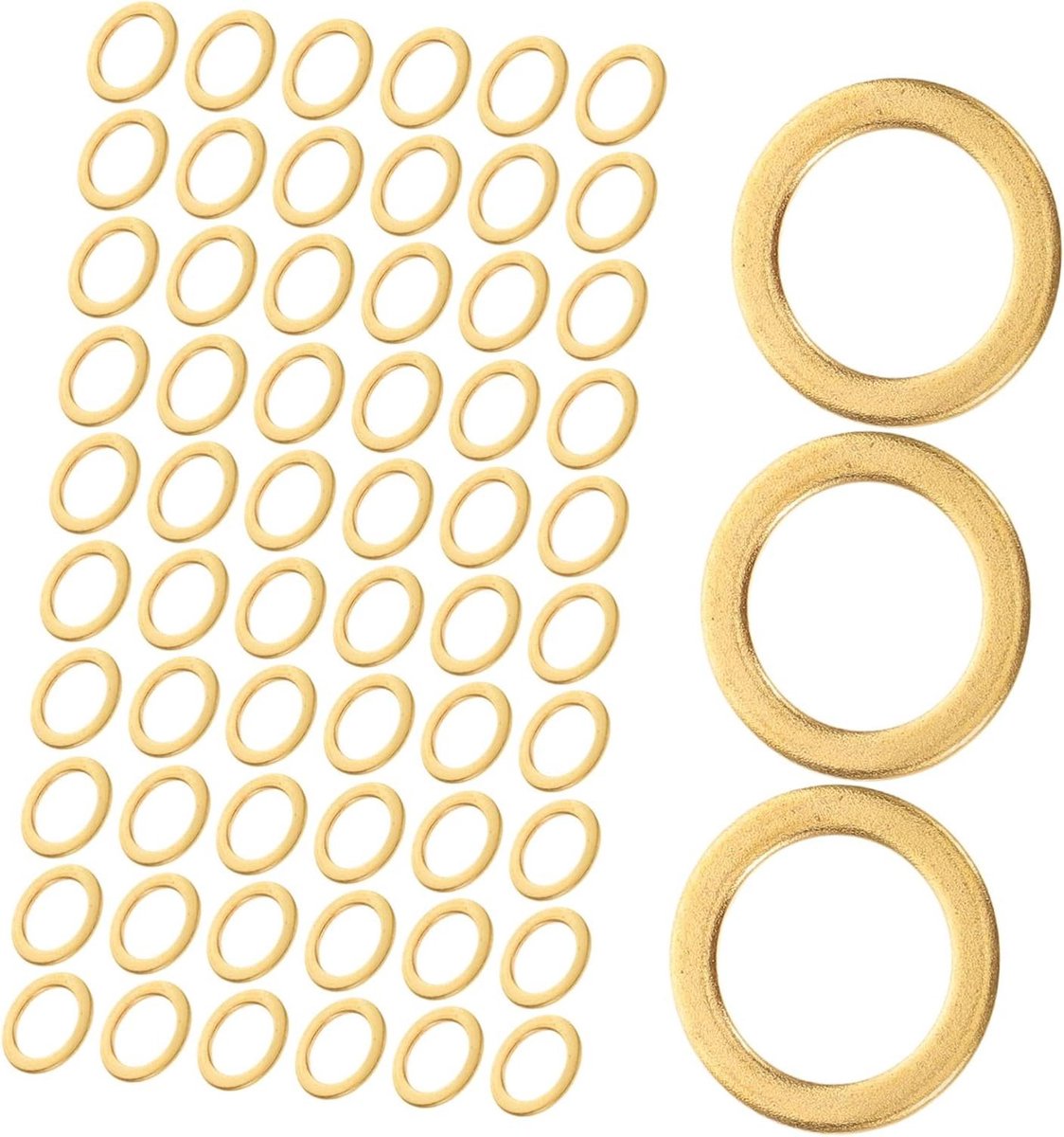 Skateboard Onderdelen Ringenset Stabiliteit Verbeteren Duurzaam Aluminium 100 Stuks