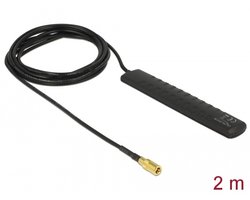 DAB+ DVB-T2 antenne SMB-plug 20 DBI Actieve omnidirectionele zwarte lijmmontage