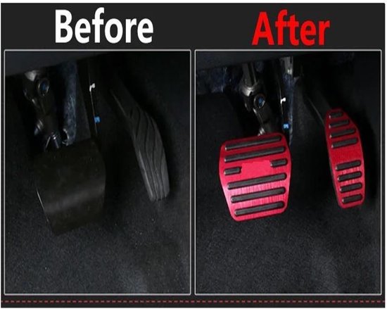 Auto Pedaal Covers - Gasrem Pedaal - Verbeteren Rijervaring - Antislip Aluminium - Standaard Maat - Blauw — afbeelding 5