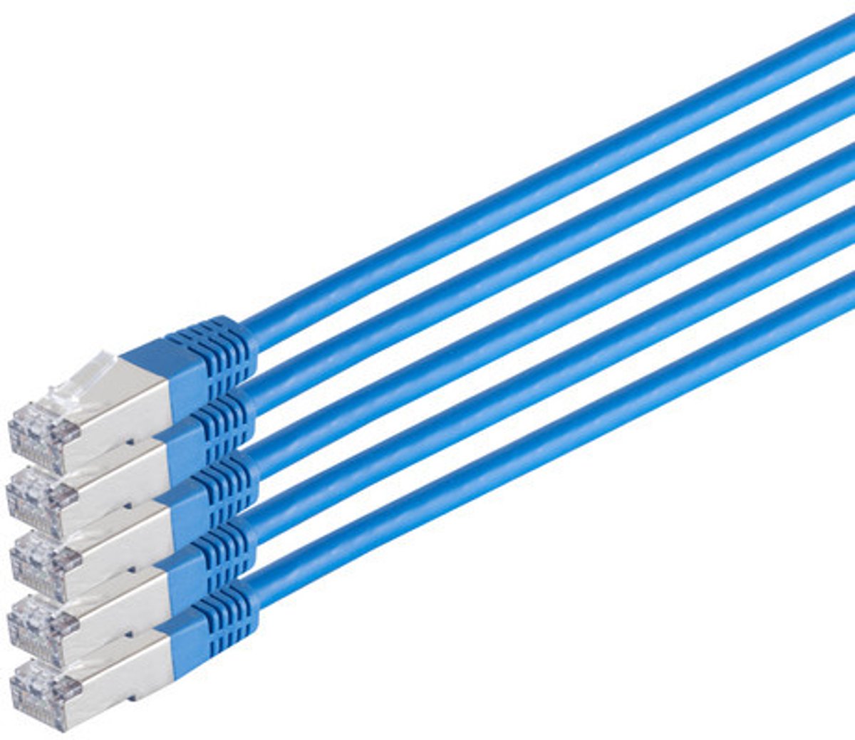 S/CONN RJ45-RJ45, m-m, 0.5m netwerkkabel Blauw 0,5 m Cat6 S/FTP (S-STP)