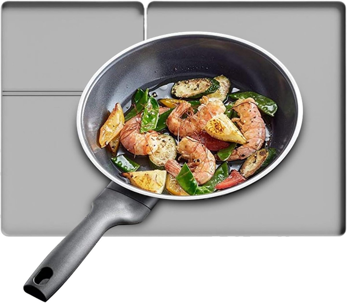 Drogermat Wasruimte - Apparaat Beschermer - Apparaten Beschermen - Met Opvanggat - 66 x 46 cm - Grijs