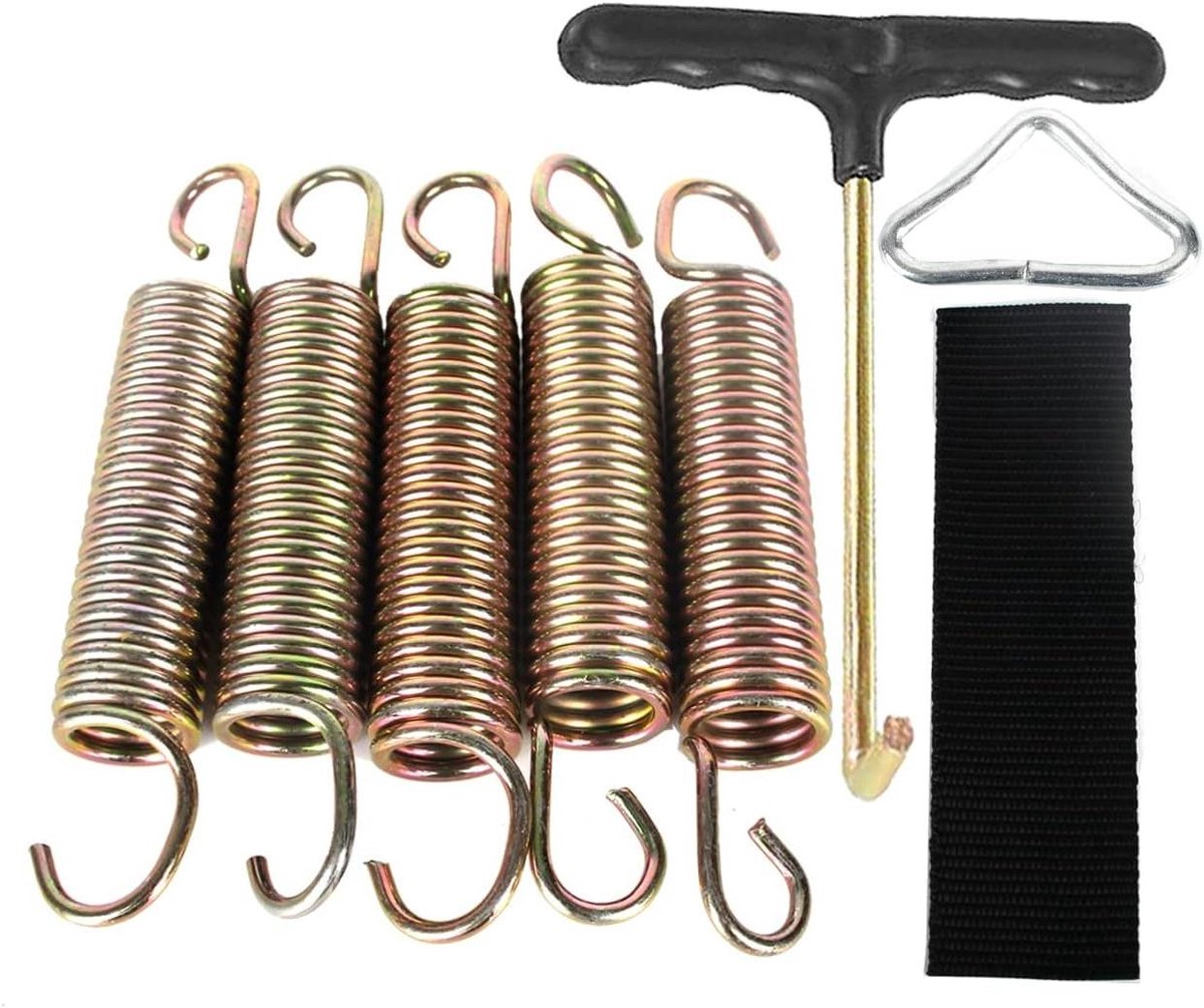 Trampoline veren - Vervangende veren - Veilig springplezier - Roestvrij staal - 13 cm lang - Zilver