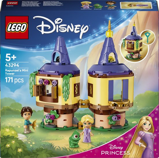 LEGO ǀ Disney Princess Rapunzels Minitoren Toren Bouwpakket voor Kinderen 43294